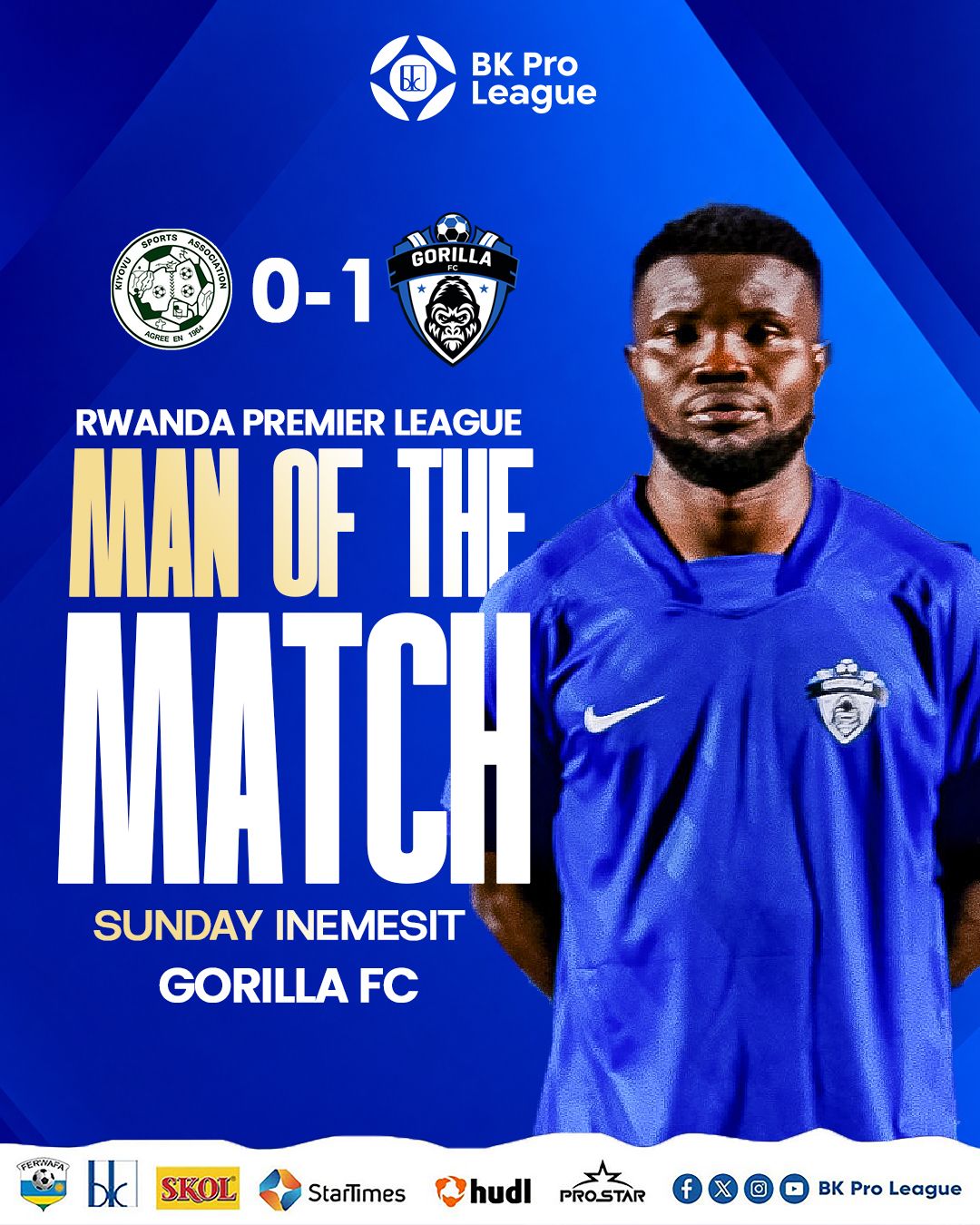 Inemesit Sunday Akang — Man of the Match
