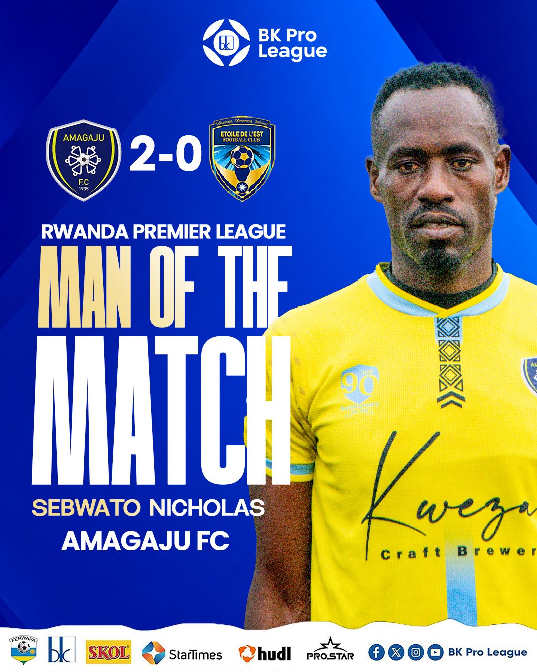 Nicholas Sebwato — Man of the Match